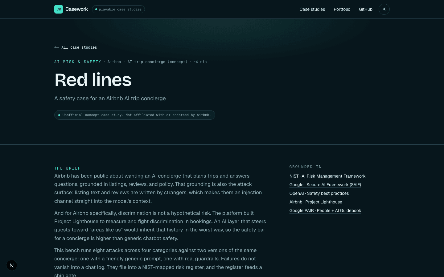 Red lines screen